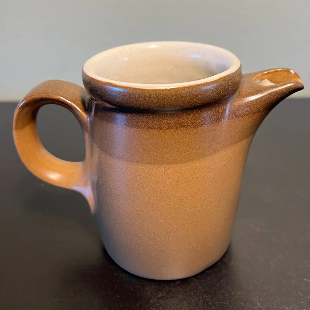 Vintage MIKASA Potters Art Stoneware Creamer PK012 BUCKSKIN ~ Ben Seibel Design